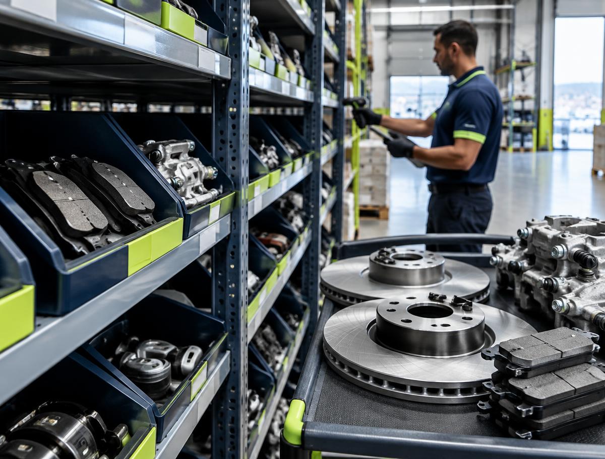 Operação de separação de componentes automotivos